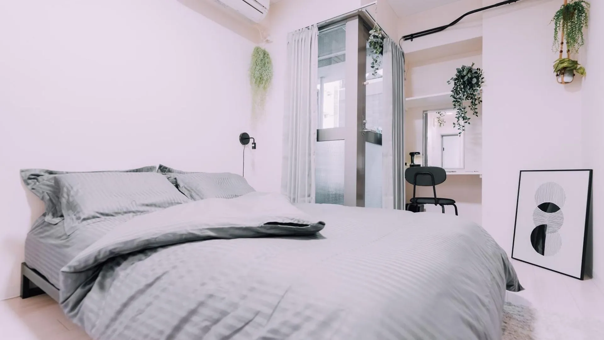 Minimalist Loft Namba Compact Studio With A 24-Hour Gym Ma502 Ōsaka